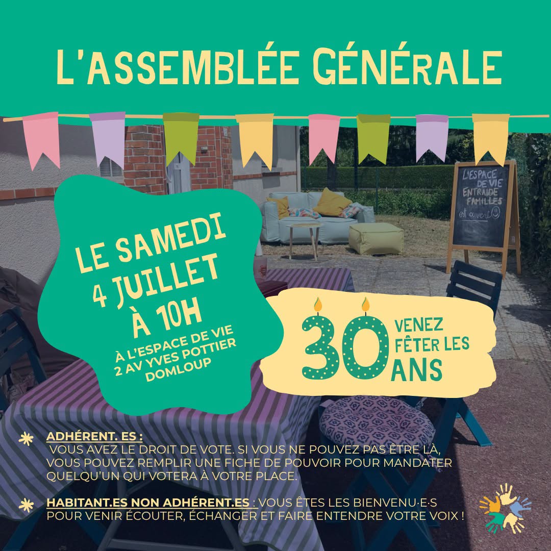 Assemblée générale samedi 4 juillet
