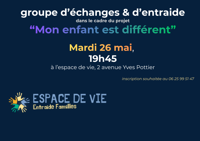 Echanges entre pairs                                                                                                   « Mon enfant est différent »