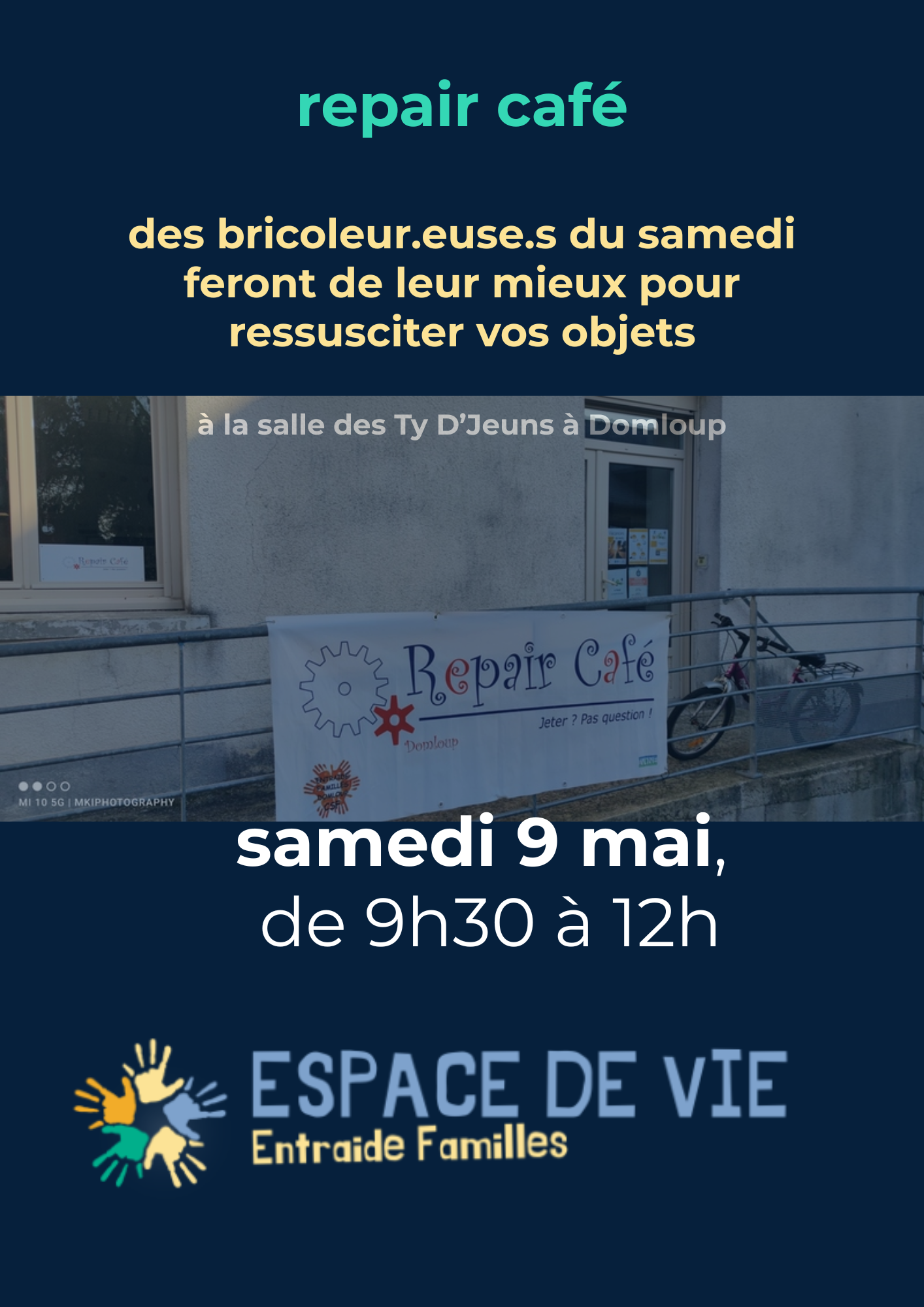 Repair café mensuel le 09/05/26