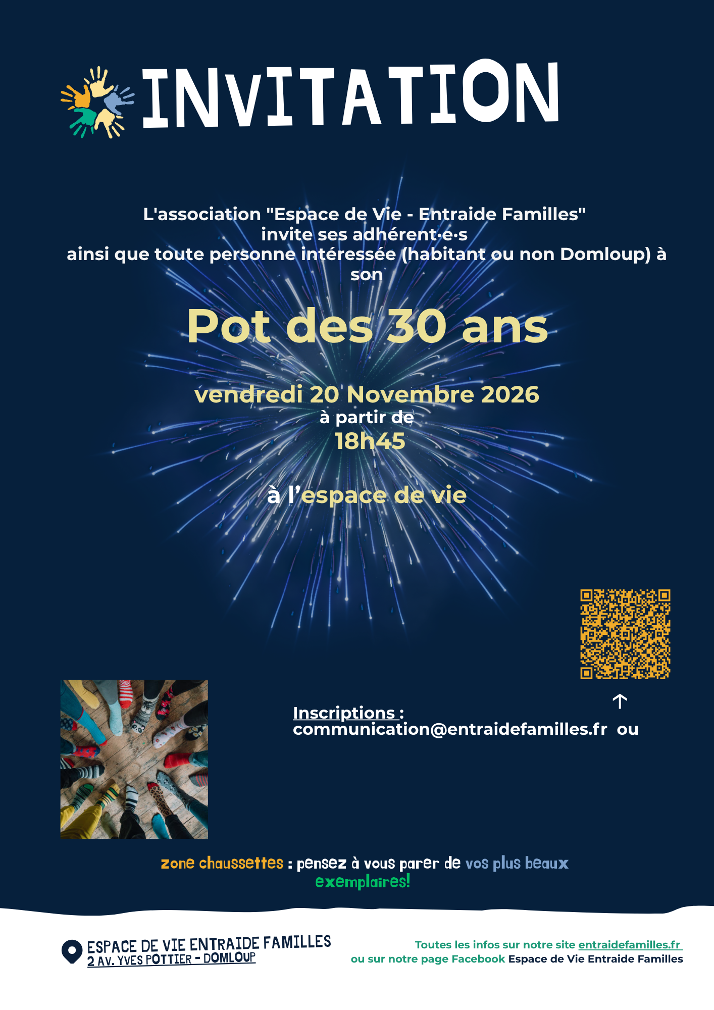 Bienvenue à tous·tes aux 30 ans de l&rsquo;asso le 20/11