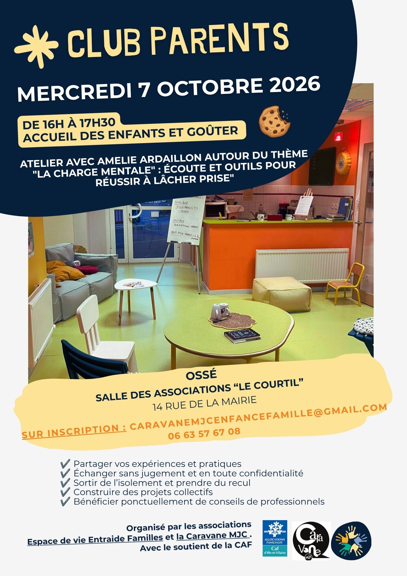 Club parents le mercredi 7 octobre